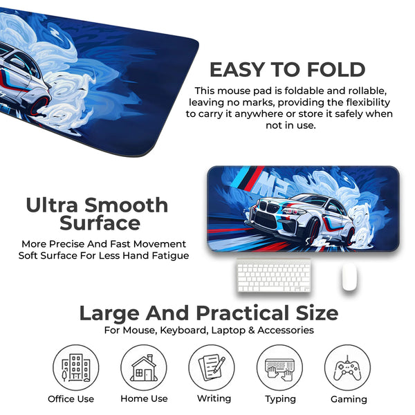 BMW M2 Performance Racing Car Deskmat