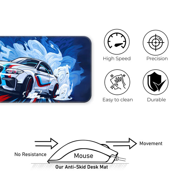 BMW M2 Performance Racing Car Deskmat