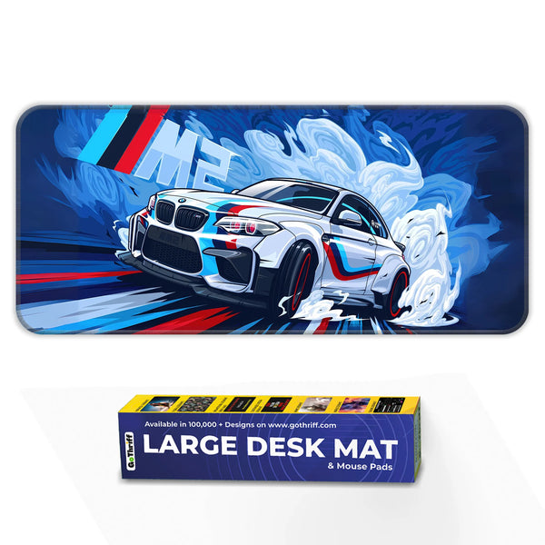 BMW M2 Performance Racing Car Deskmat