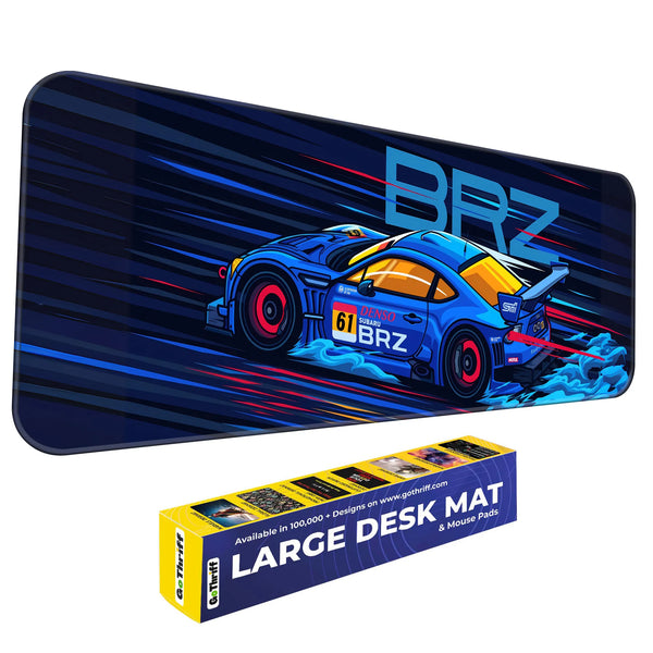 Subaru BRZ GT Racing Car Deskmat