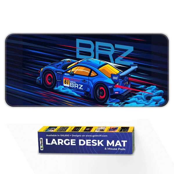 Subaru BRZ GT Racing Car Deskmat