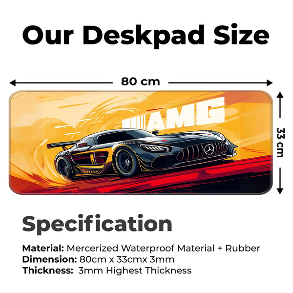AMG Supercar Performance Racing Deskmat