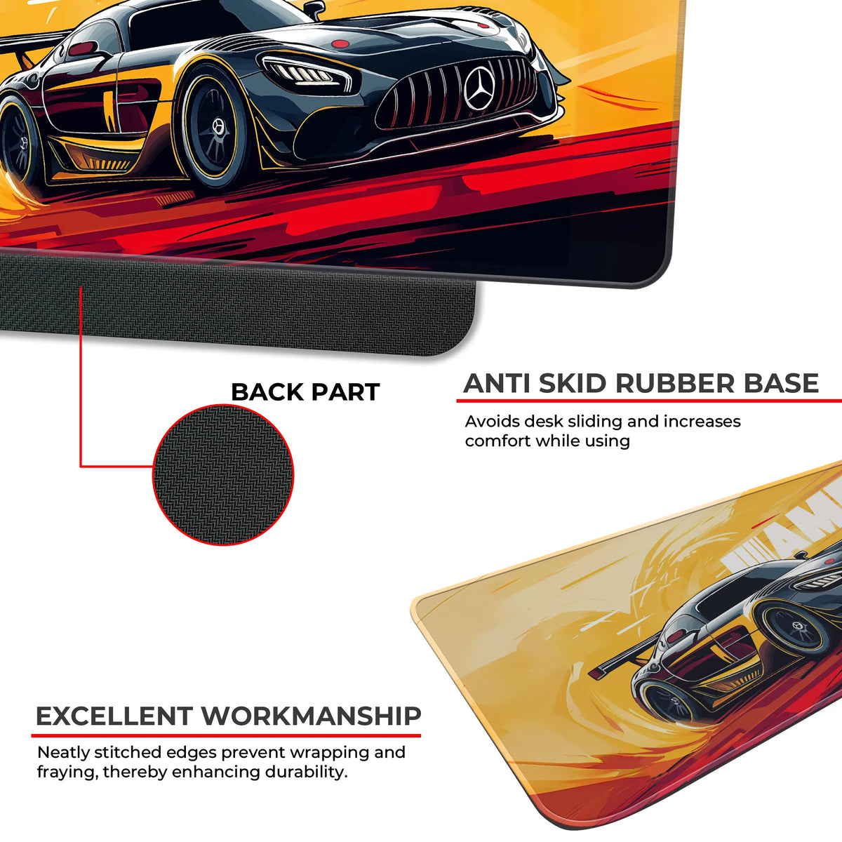 AMG Supercar Performance Racing Deskmat