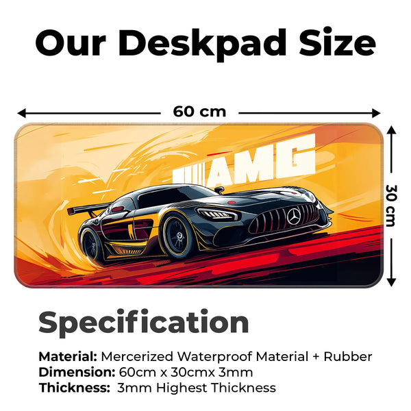 AMG Supercar Performance Racing Deskmat