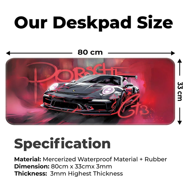Porsche GT3 Racing Car Artwork Deskmat
