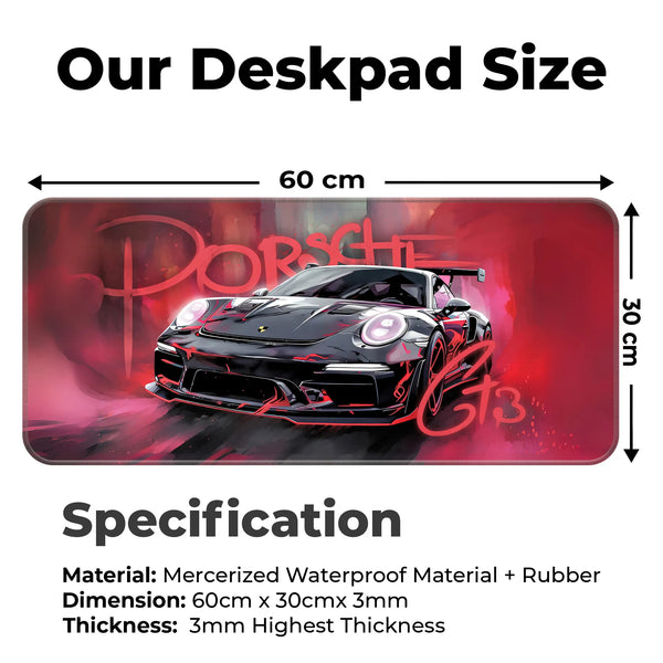 Porsche GT3 Racing Car Artwork Deskmat