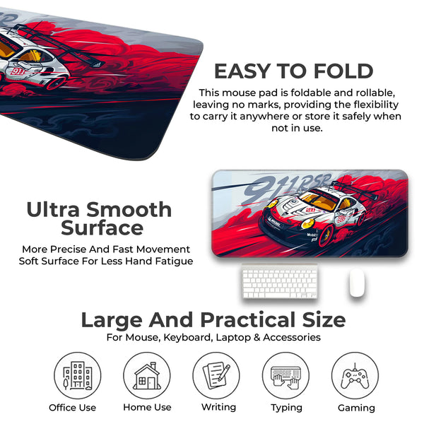 Porsche 911 RSR Racing Car Deskmat