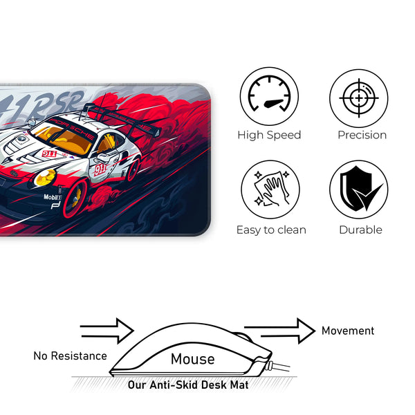 Porsche 911 RSR Racing Car Deskmat