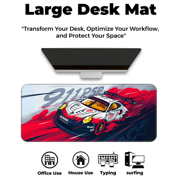 Porsche 911 RSR Racing Car Deskmat