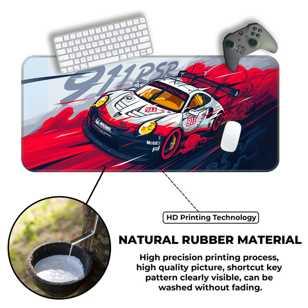 Porsche 911 RSR Racing Car Deskmat