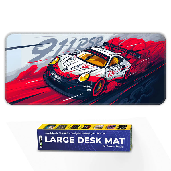 Porsche 911 RSR Racing Car Deskmat