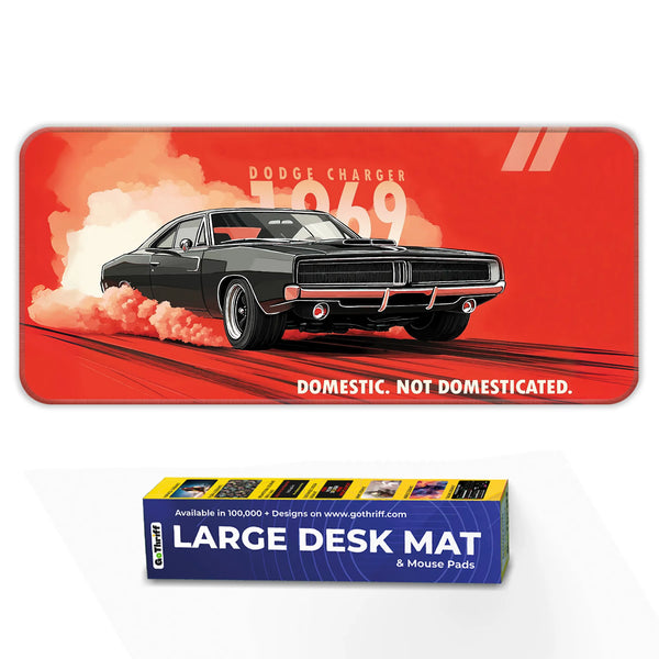 Dodge Charger 1969 Classic Muscle Car Deskmat