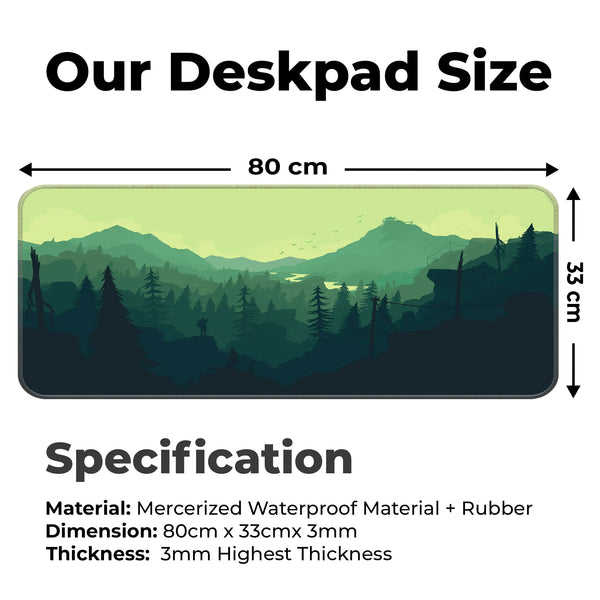 Green Mountain Nature Explorer Scenic Art Deskmat