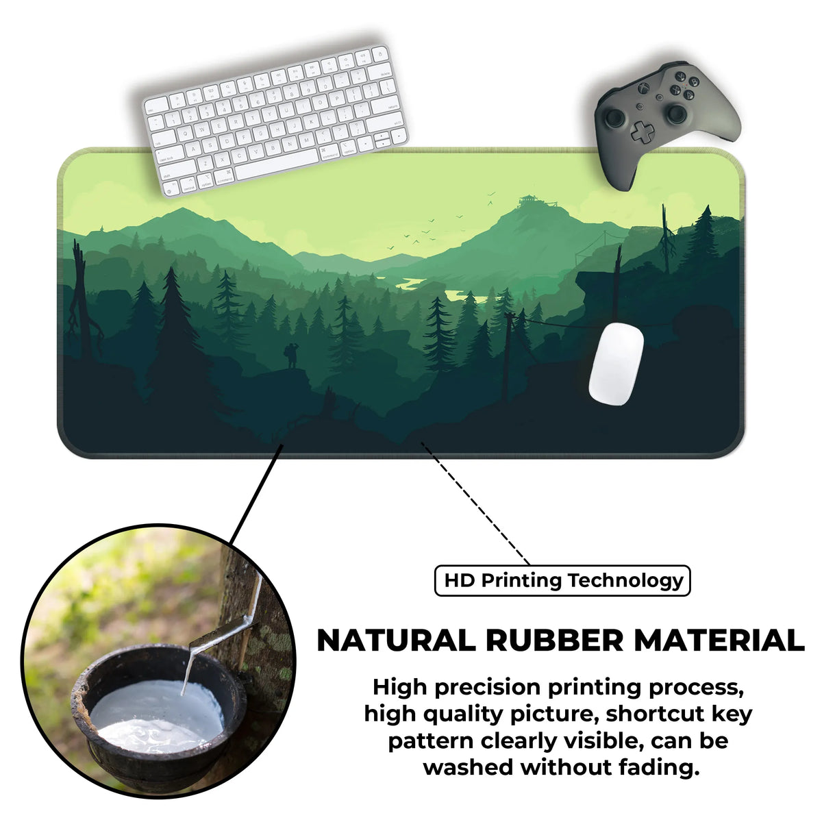 Green Mountain Nature Explorer Scenic Art Deskmat