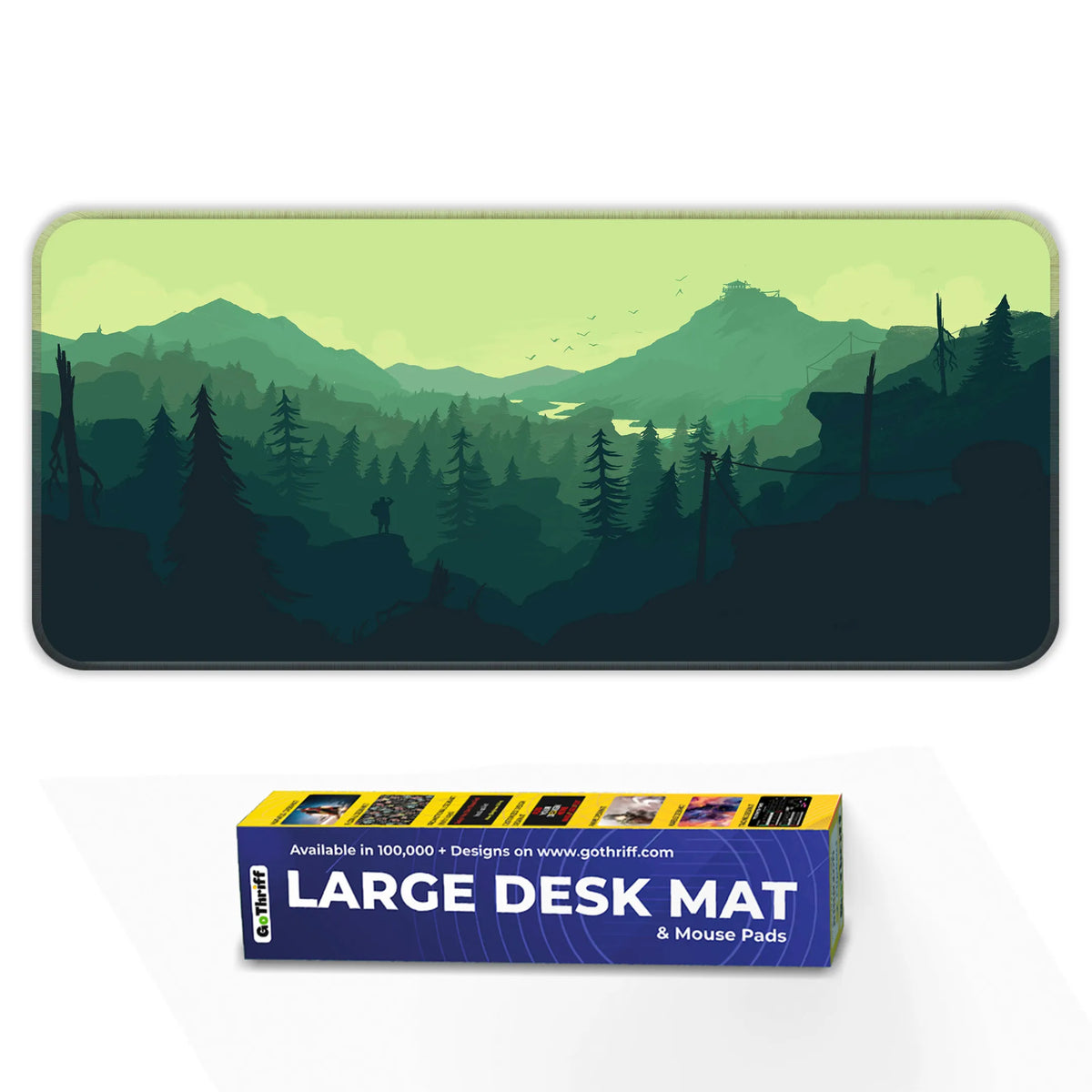 Green Mountain Nature Explorer Scenic Art Deskmat