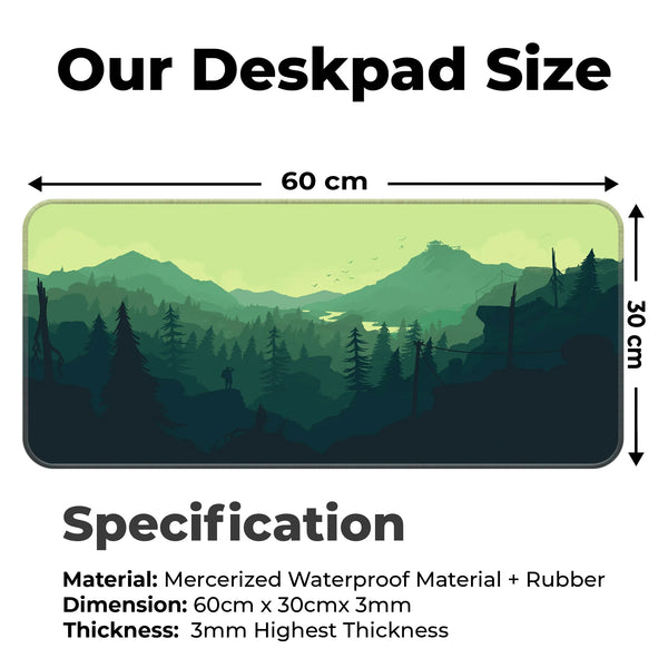 Green Mountain Nature Explorer Scenic Art Deskmat