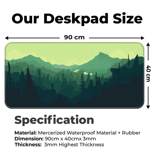 Green Mountain Nature Explorer Scenic Art Deskmat