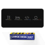 Eat Sleep Code Repeat Programming Geek Deskmat