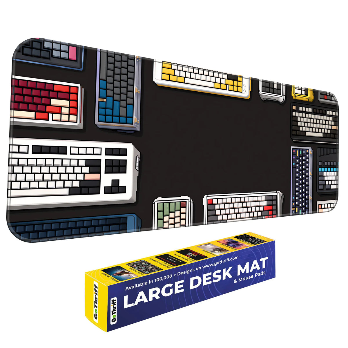 Retro Mechanical Keyboard Design Deskmat