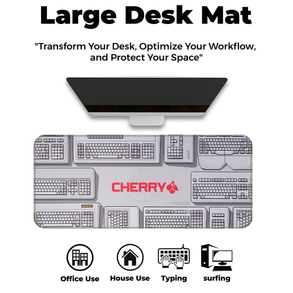 Cherry Mechanical Keyboard Inspired Deskmat