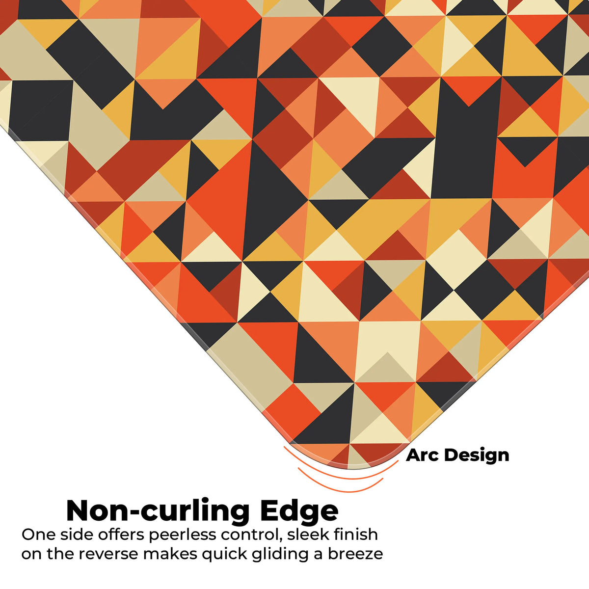 Bold Geometric Abstract Pattern Deskmat