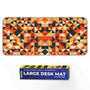 Bold Geometric Abstract Pattern Deskmat