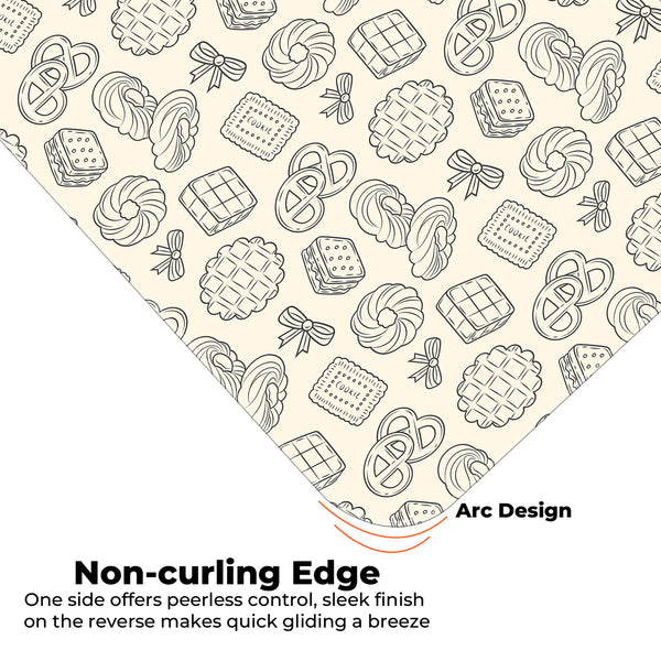 Sweet Cookie & Pastry Line Art Deskmat