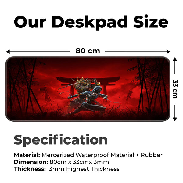 Samurai & Ninja Warrior Battle Deskmat