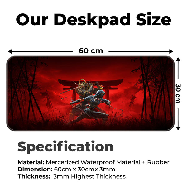 Samurai & Ninja Warrior Battle Deskmat