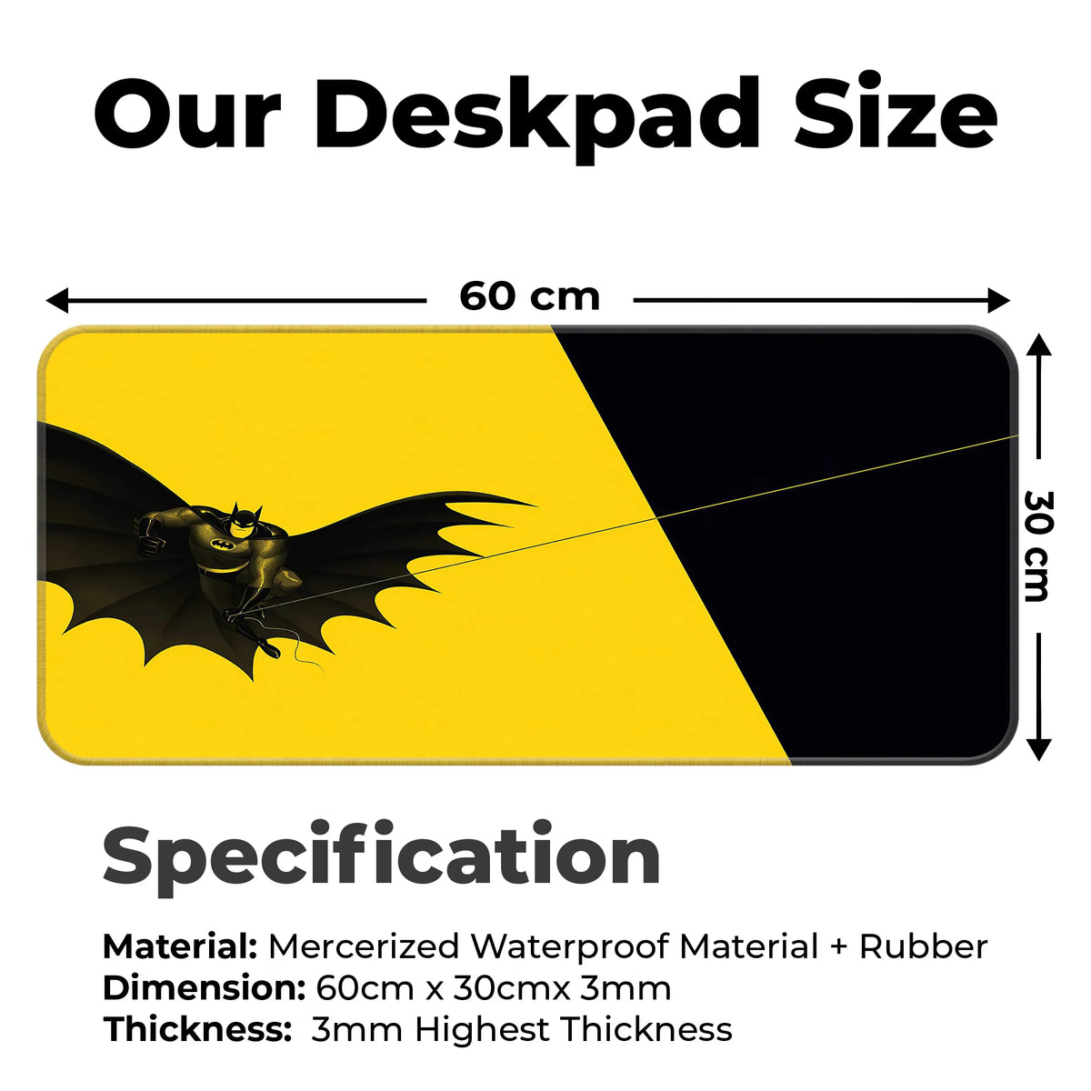 Batman Heroic Action Deskmat