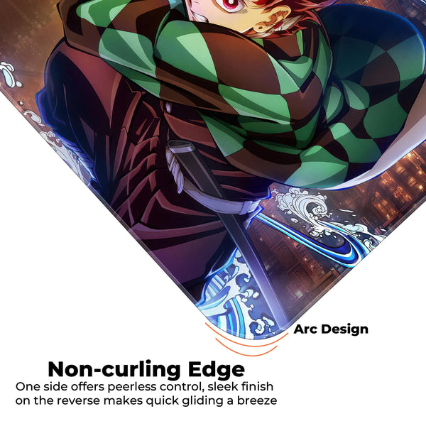 Demon Slayer Tanjiro Water Breathing Deskmat