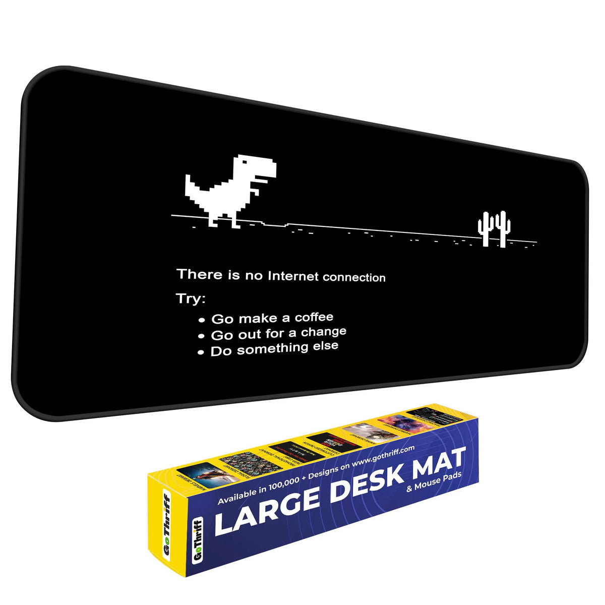 Retro Chrome Dino Game Deskmat
