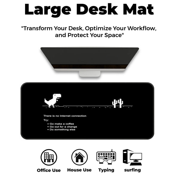 Retro Chrome Dino Game Deskmat