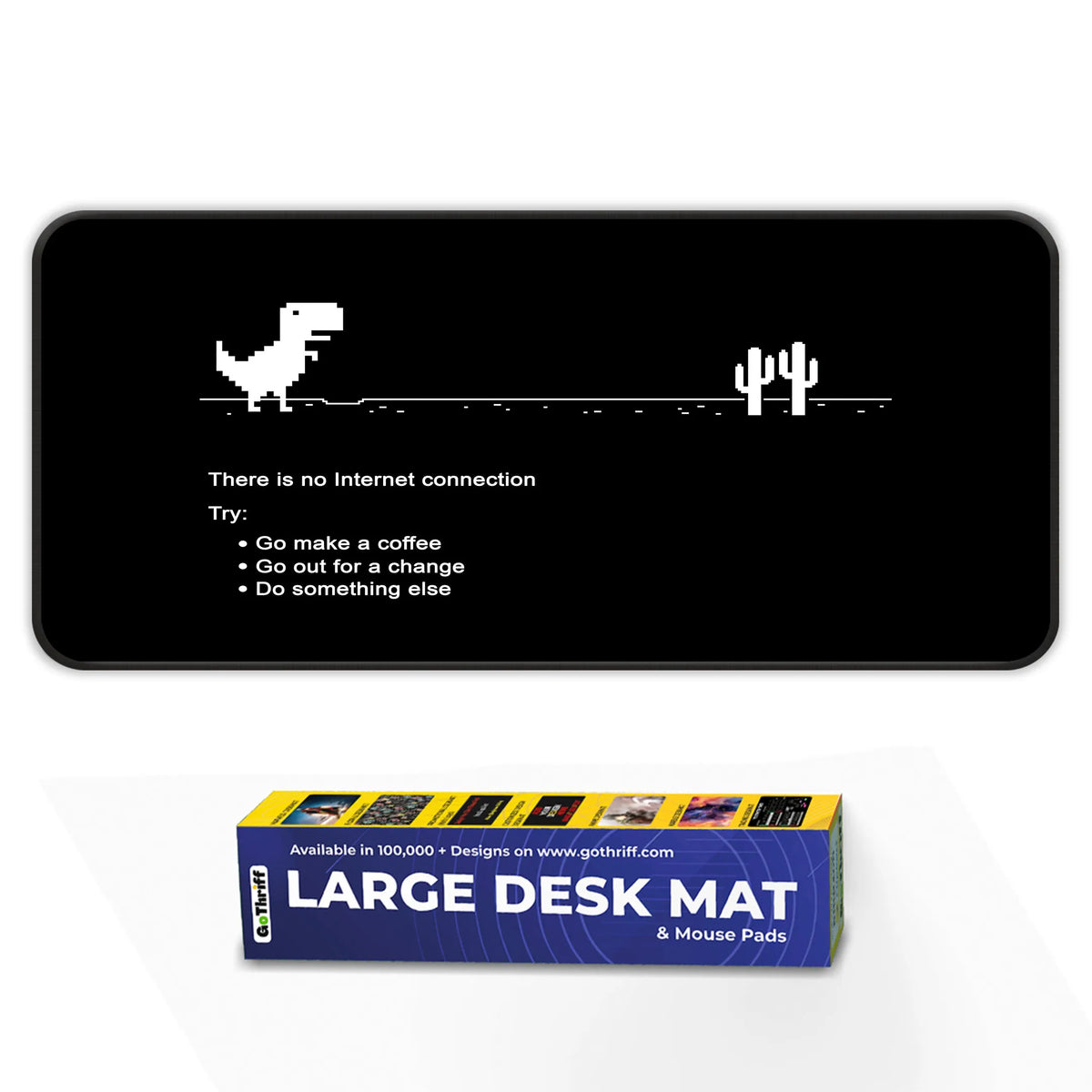 Retro Chrome Dino Game Deskmat