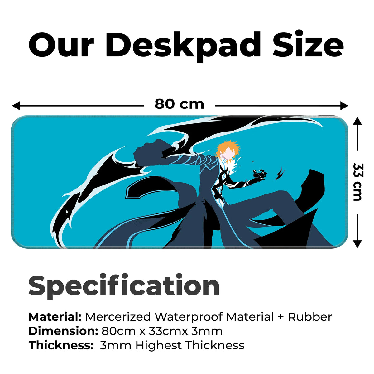 Bleach Ichigo Hollow Transformation Deskmat