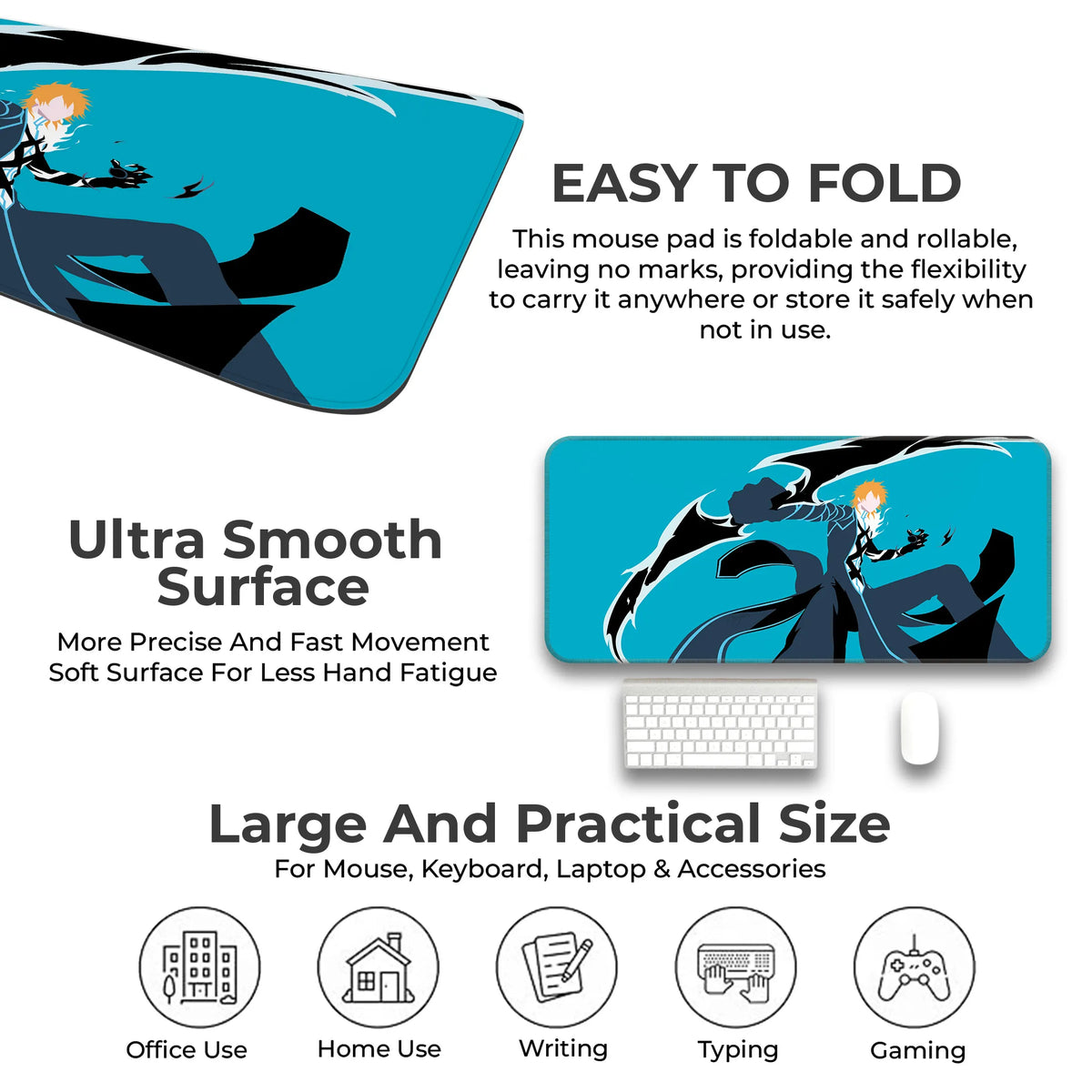 Bleach Ichigo Hollow Transformation Deskmat