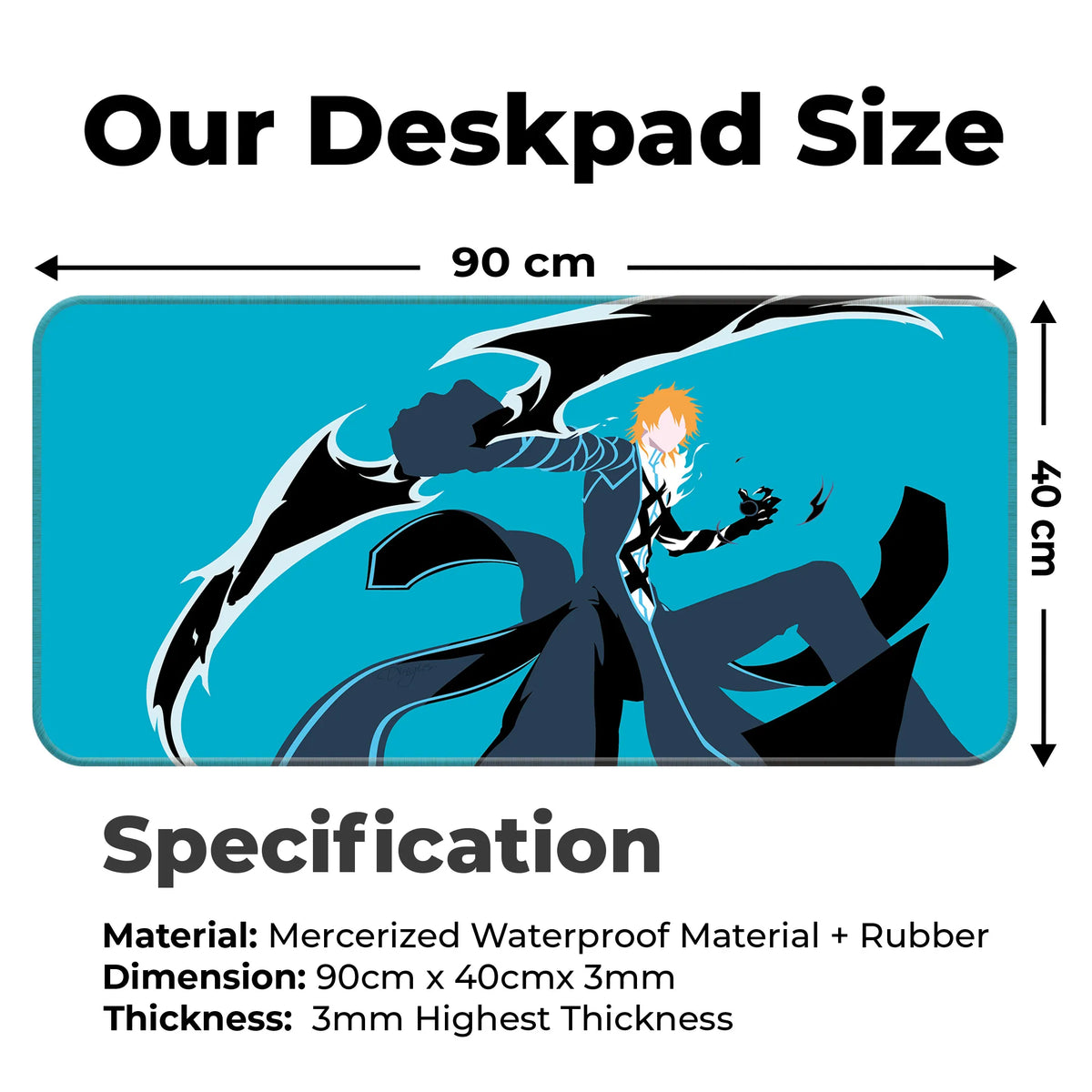 Bleach Ichigo Hollow Transformation Deskmat