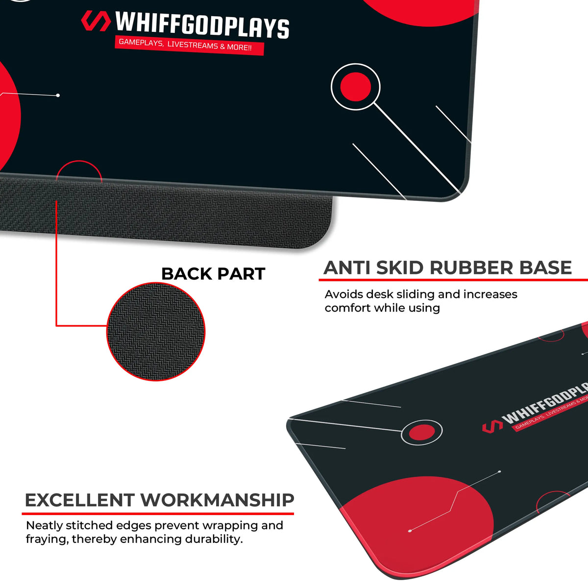 WhiffGodPlays Gaming Stream Deskmat