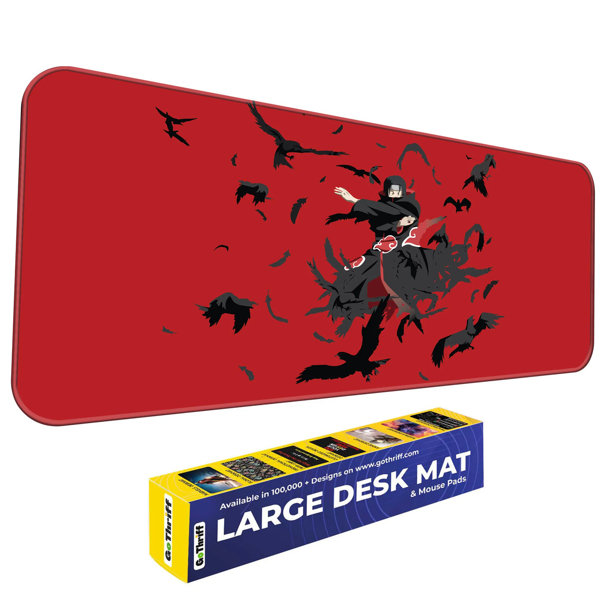 Naruto Itachi Uchiha Crows Deskmat