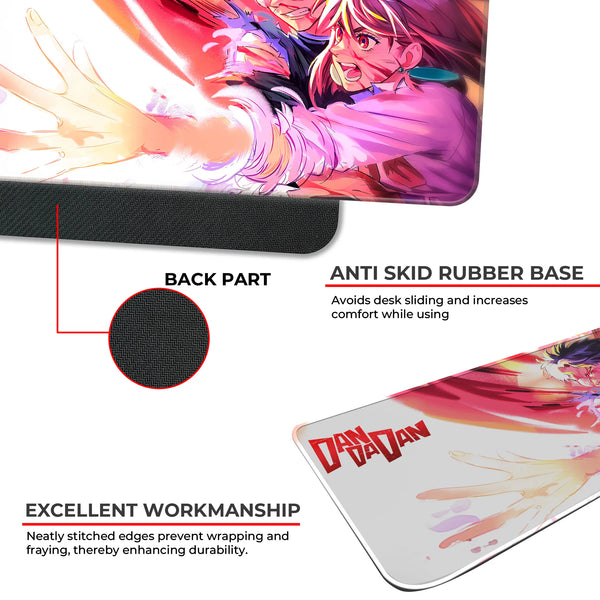 Dandadan Anime Action Scene Deskmat