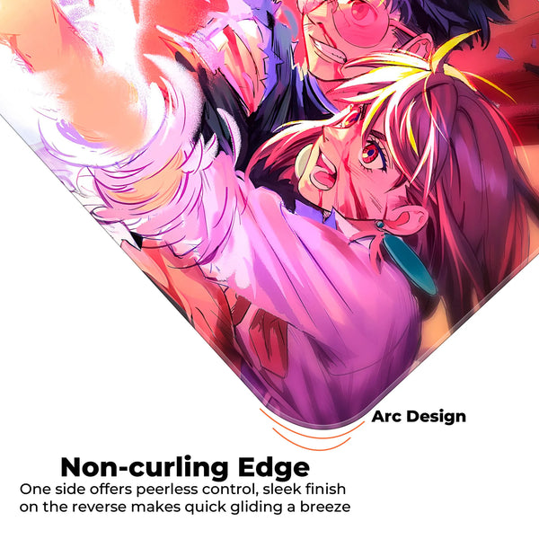 Dandadan Anime Action Scene Deskmat