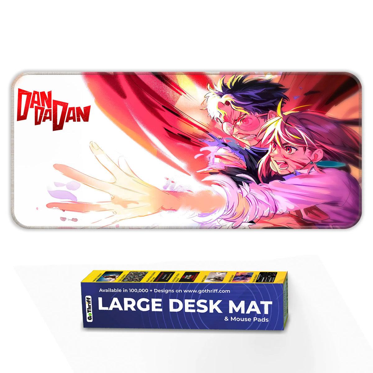 Dandadan Anime Action Scene Deskmat