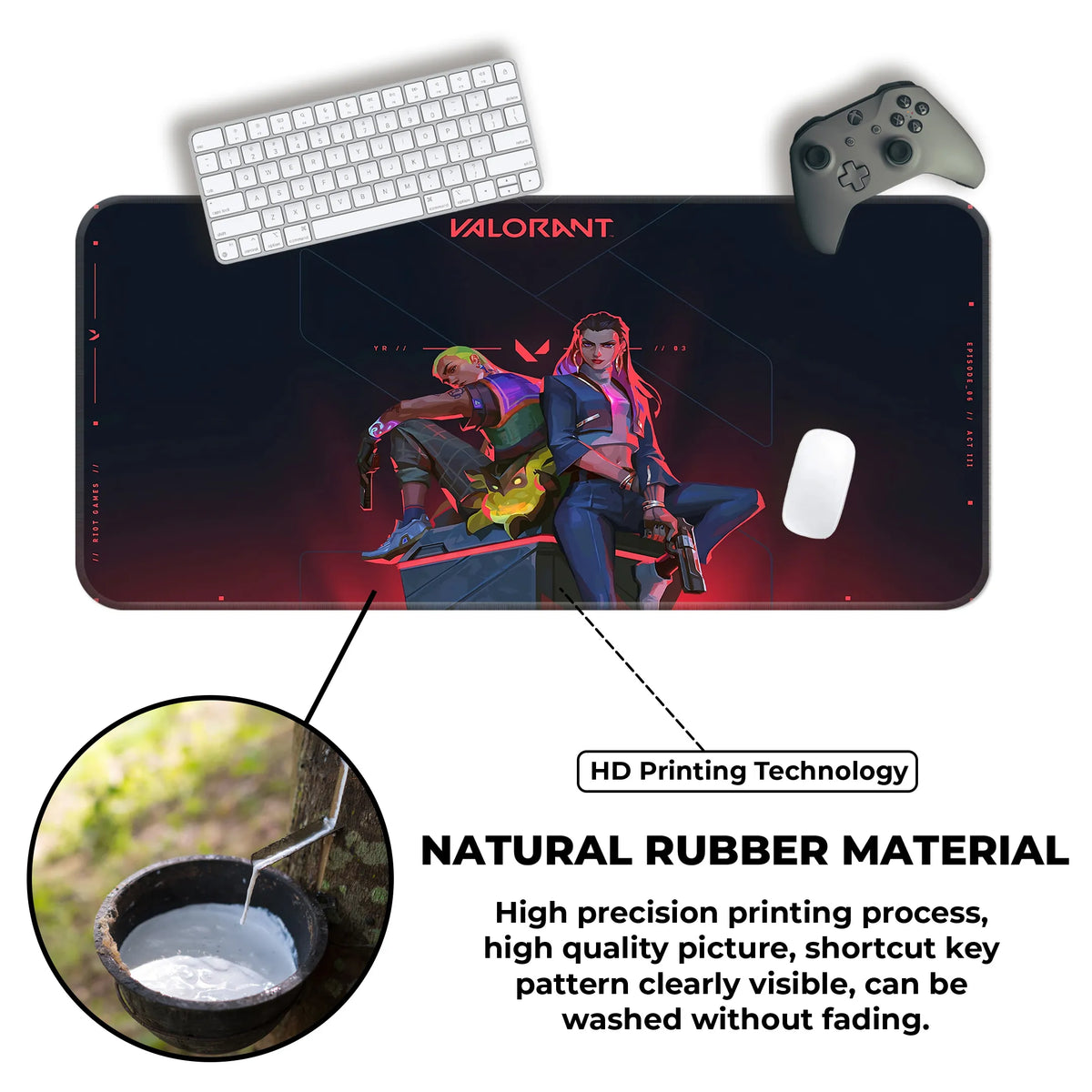 Valorant Duo Gaming Deskmat