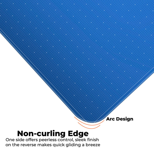 Blueprint Grid Minimal Design Deskmat