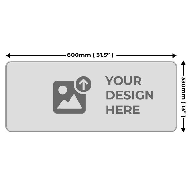 Your Custom Design Deskmat (31.5x13 inch)