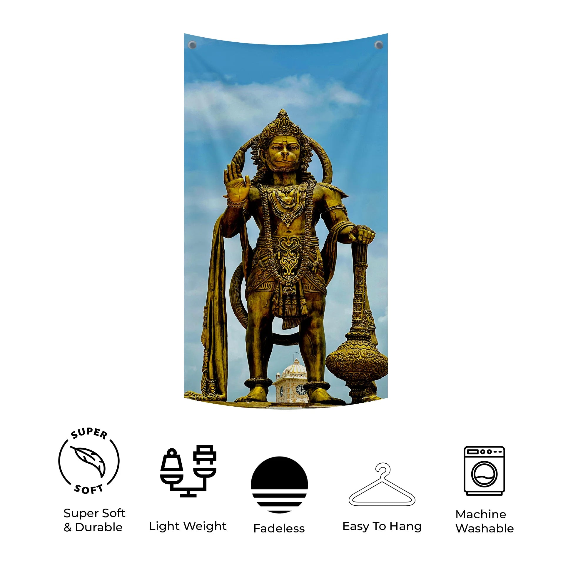 Sarangpur Hanuman ji Divine Power Tapestry