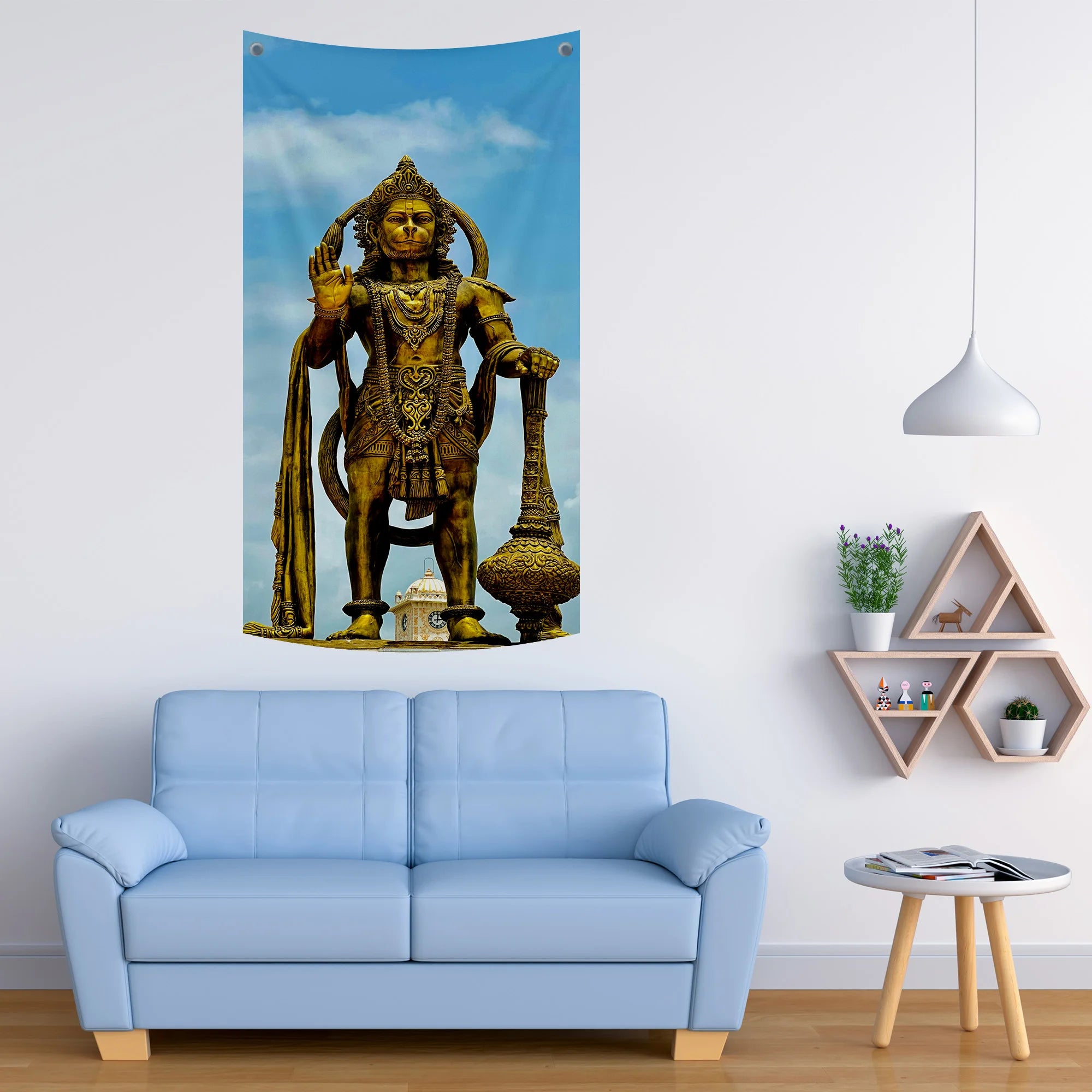 Sarangpur Hanuman ji Divine Power Tapestry