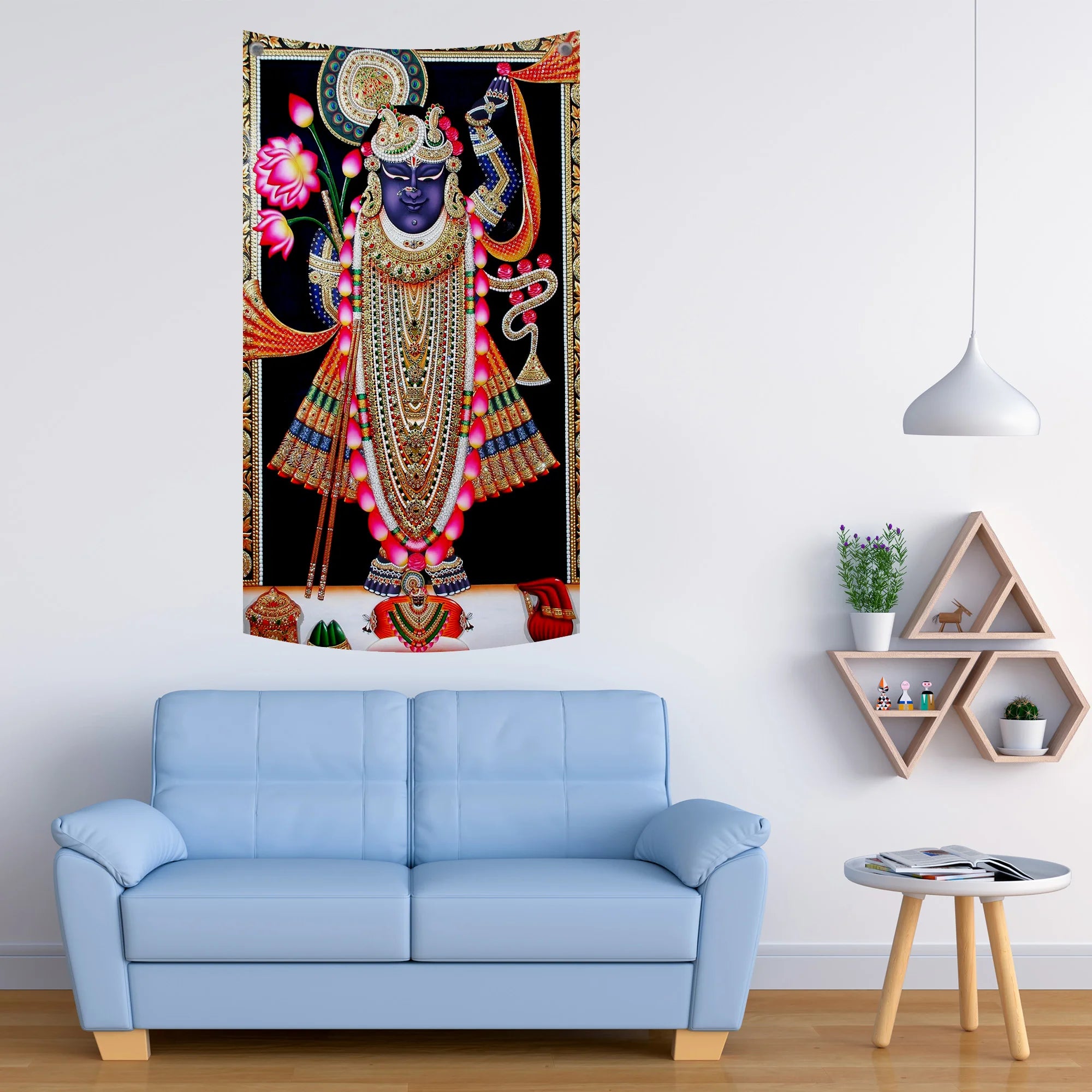 Shrinathji Devotional Tapestry