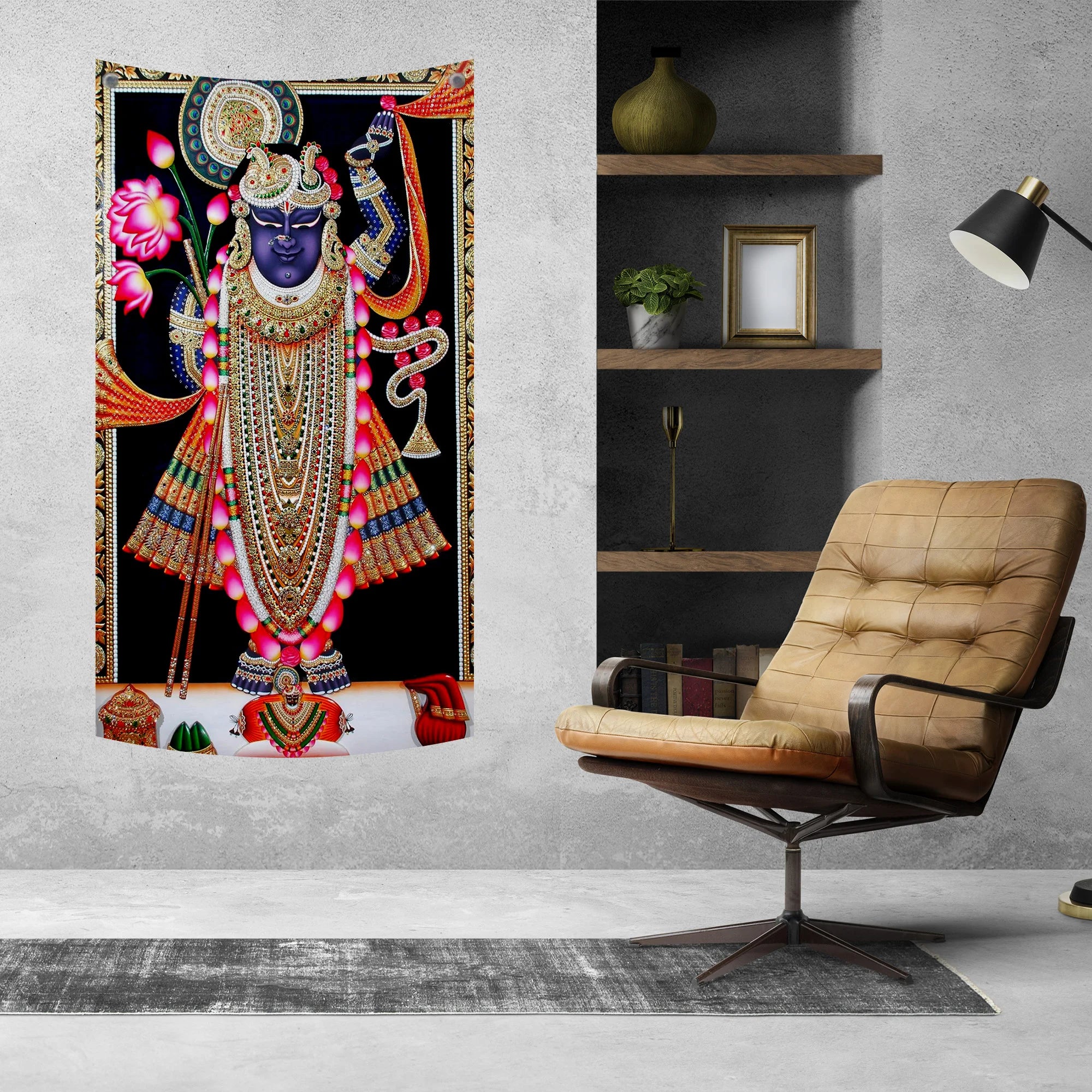 Shrinathji Devotional Tapestry