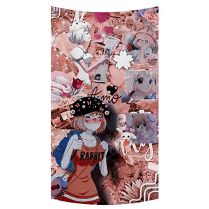 Carrot Bunny One Piece Aesthetic Tapestry